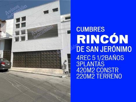 CUMBRES_RINCON_DE_SAN_JERONIMO_4_Recámaras_5_1/2baños_3Plantas_420_Met_Imagen_1